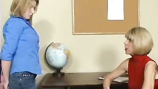 Courtney Is Spanked OTK In School 