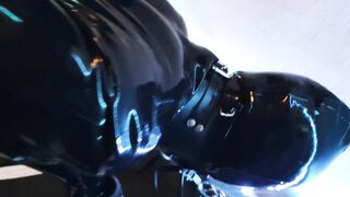 Bound Rubber Gimp Cum From Electro