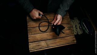 You are about to be punished for misbehaving at a fetish event