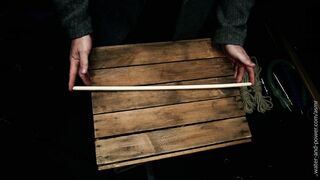 You are about to be punished for misbehaving at a fetish event