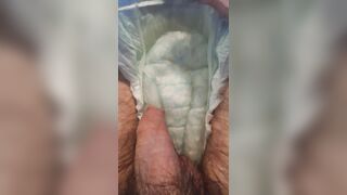 Gamer boy wets his diaper