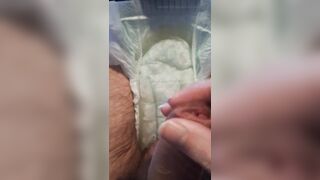 Gamer boy wets his diaper