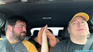 Nemo does a great job at taunting and tickling Fabios feet