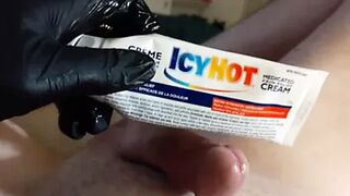 Sounding with Icy Hot cream