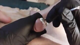 Sounding with Icy Hot cream