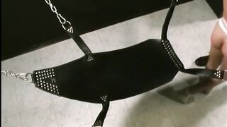 Hot submissive stomaching chilling ass spanking