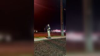 Caught naked in public