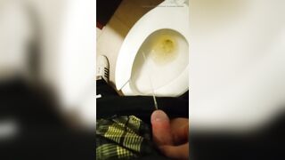 My stepmother doesn't let me pee more than 2 times a day, so I have to endure for a very long time