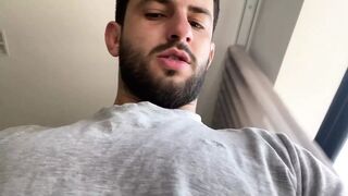 Horny Straight Bro jerking all the time - Verbal Camp Buddy Masturbation session