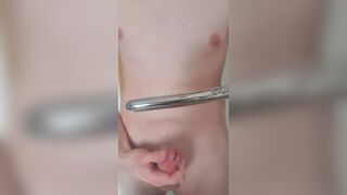 young gay urethra sounding 13mm stretching with meatotomy part 2