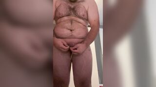 Cock bondage with nipple clamps