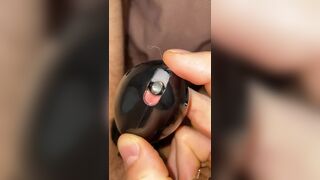 Cumshot while getting locked