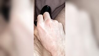 Cumshot while getting locked