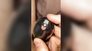 Cumshot while getting locked