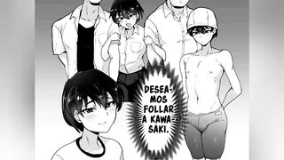 Three friends want to have sex