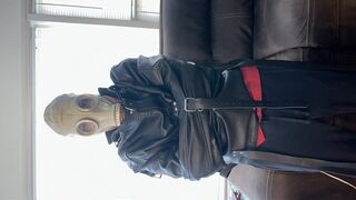 Dec 11 2023 - Gasmask Monday + StraitjacketMonday = Straitmask Monday