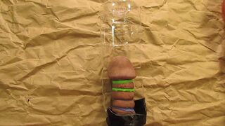 cock bathed in hot wax