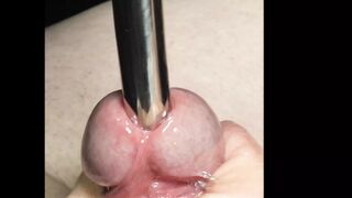 DO NOT VIEW IF SENSITIVE! 14mm Sounding Big Uncut Head Ultra Close-up w Cumshot POV 4K