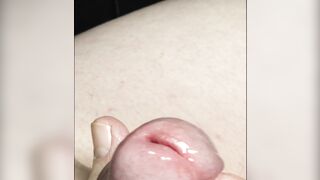 DO NOT VIEW IF SENSITIVE! 14mm Sounding Big Uncut Head Ultra Close-up w Cumshot POV 4K