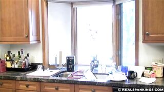 Monica and Lila Paddled for a Messy Kitchen (Part 1 of 2) 