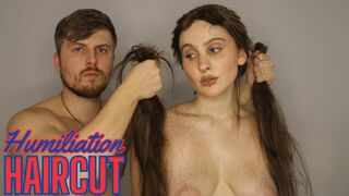 Humiliation Long To Short Haircut