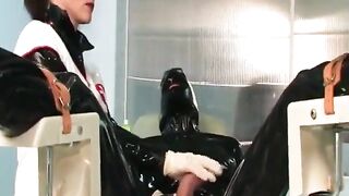 Rubber Slave in the Clinic Part2