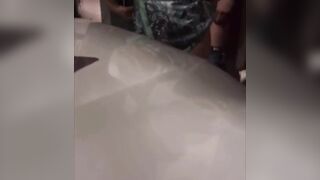 dogging on a deserted street with two strangers and the husband filming