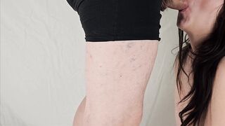 young French girl submissive to her master who obeys cum facial sodomy fingers ass tie bdsm