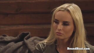 Curvy Big Tits Lesbian Slave Tied Up And Whipped