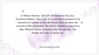 Femdom JOI Denial 01