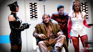 WHORNYFILMS Kinky Porn Parody Orgy With Super Hot Babes In Latex - Phoenix Marie