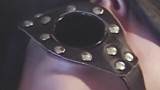 Submissive Lesbian Gagged And Spanked By Domina